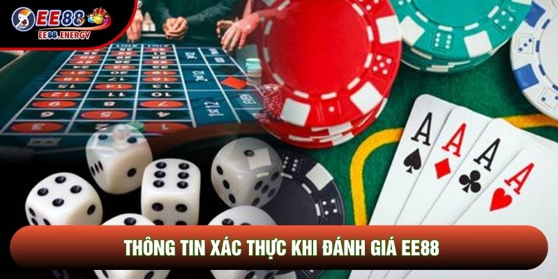 Thông tin xác thực khi đánh giá EE88