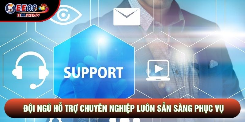 Đội ngũ hỗ trợ chuyên nghiệp luôn sẵn sàng phục vụ Đội ngũ hỗ trợ chuyên nghiệp luôn sẵn sàng phục vụ
