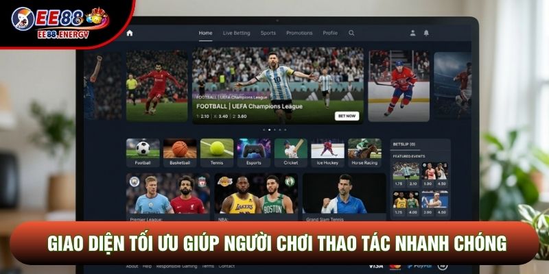 Giao diện tối ưu giúp người chơi thao tác nhanh chóng Giao diện tối ưu giúp người chơi thao tác nhanh chóng