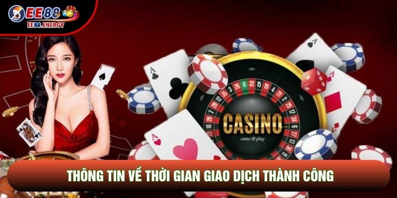 Thông tin về thời gian giao dịch thành công